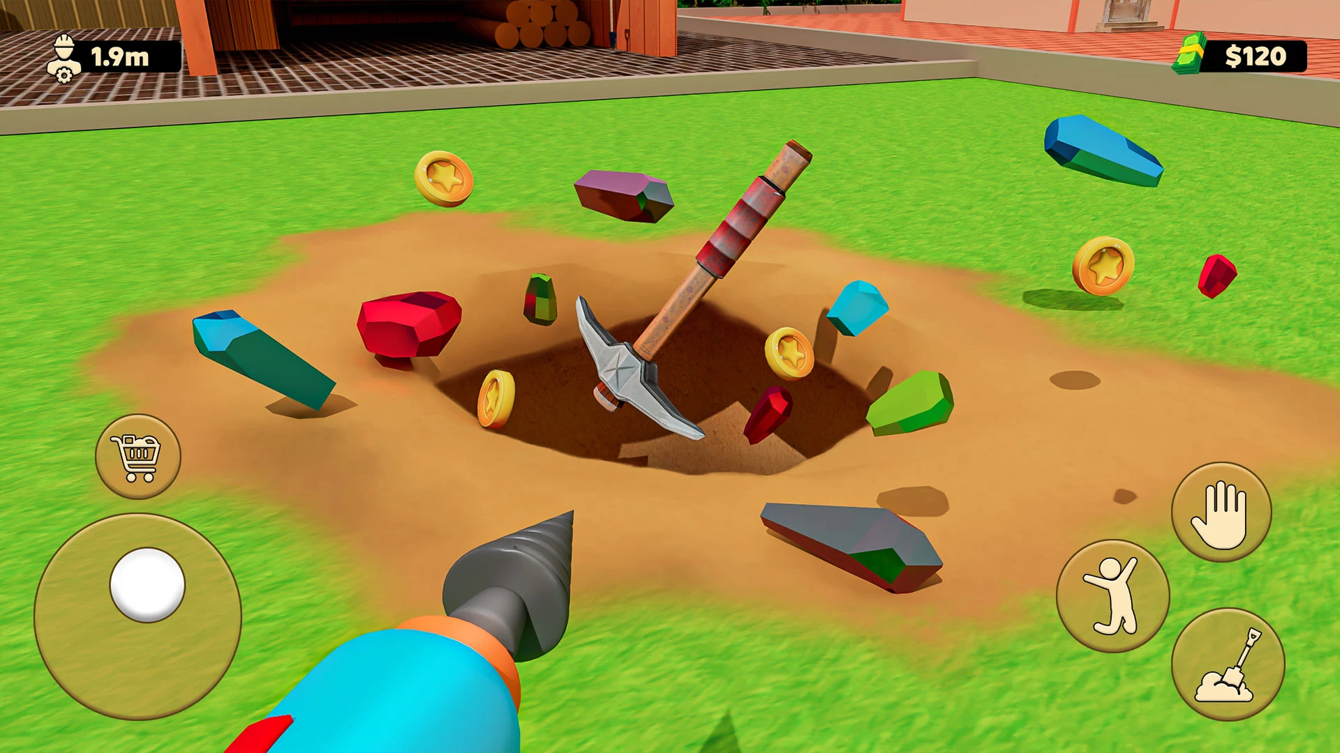 Digging a Hole Treasures Games screenshot
