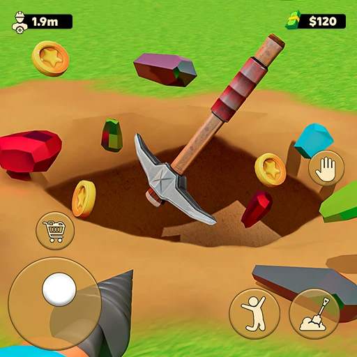 Digging a Hole Treasures Games screenshot