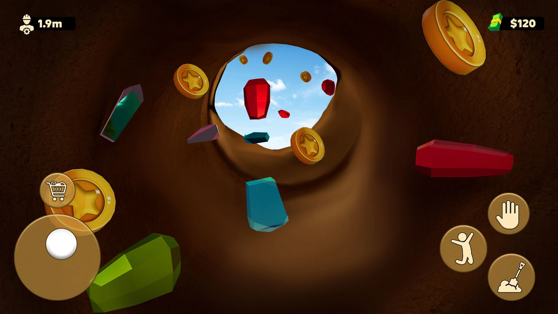 Digging a Hole Treasures Games screenshot